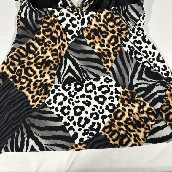 NWT $110 Magicsuit [ 8 US ] Roar‎ Alison Tankini Swim Top Mix Animal Print - Picture 12 of 13